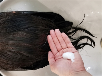 東京恵比寿大人の美容院Ref hairの髪質改善コースの工程8保護表皮