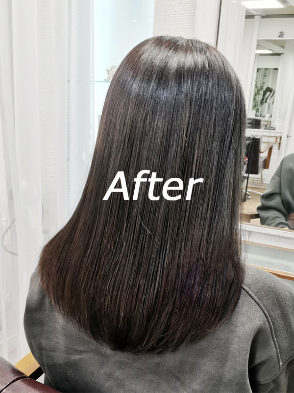 日本東京涉谷區Ref hair美髮髮廊髪質改善護髮做完後圖片3