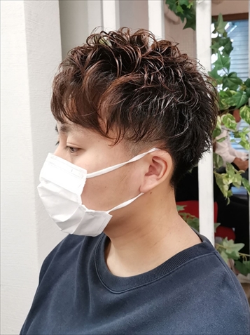 日本東京涉谷區推薦美髮沙龍Rax hair剪的日本男子髮型1