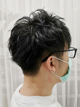 日本東京涉谷區推薦美髮沙龍Rax hair剪的日本男子髮型2